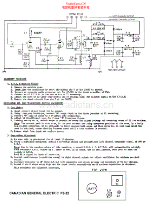 GeneralElectricCanada-FS22-mpx-sch维修电路原理图.pdf