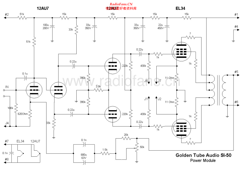 GoldenTube-SI50-pwr-sch维修电路原理图.pdf_第1页