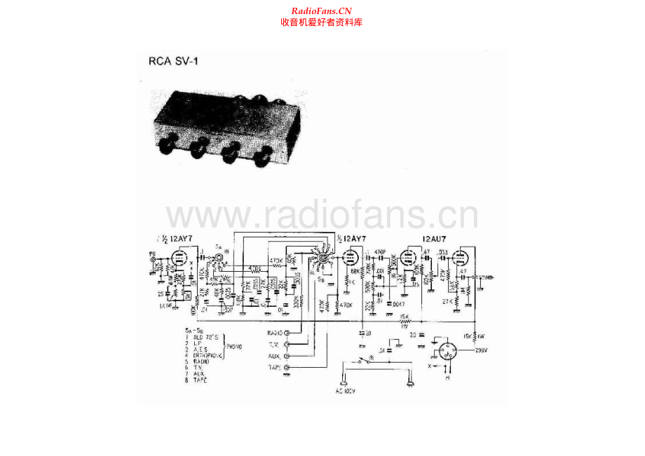 RCA-SV1-pre-sch 维修电路原理图.pdf_第1页
