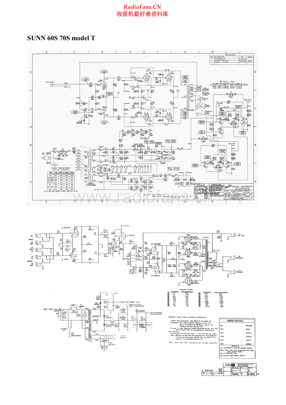 Sunn-ModelT70S-pwr-sch 维修电路原理图.pdf_第1页