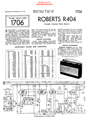 Roberts-R404-pr-sm 维修电路原理图.pdf