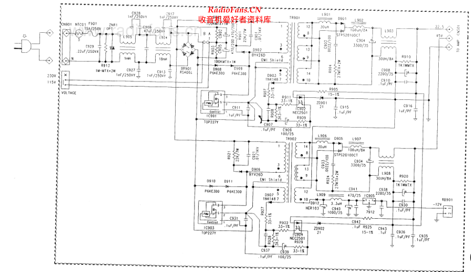Jamo-SW3015-pwr-sch(1) 维修电路原理图.pdf_第1页
