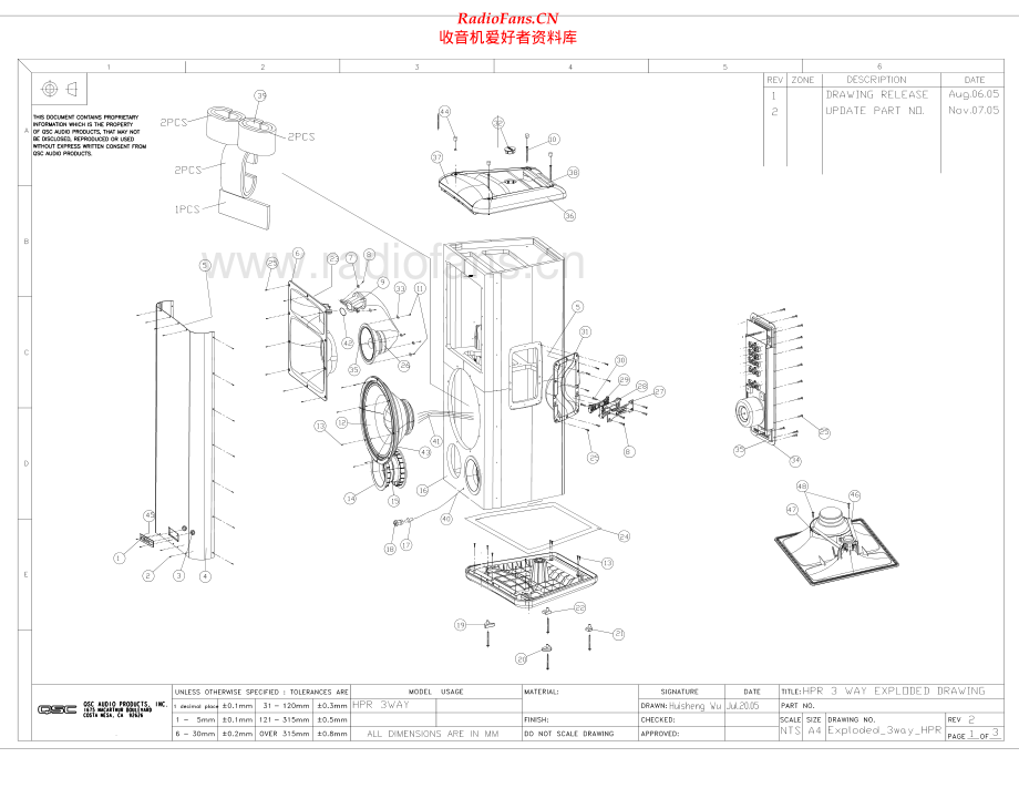 QSC-HPR153f-spk-drw 维修电路原理图.pdf_第1页