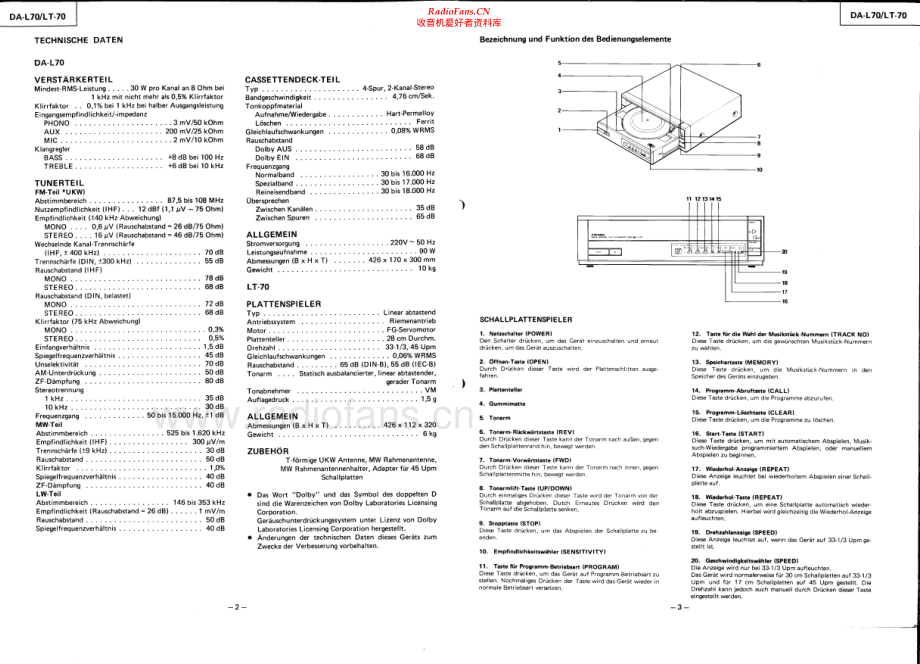 Mitsubishi-DAL70-mc-sm-de 维修电路原理图.pdf_第2页