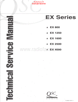 QSC-EX800-pwr-sm 维修电路原理图.pdf