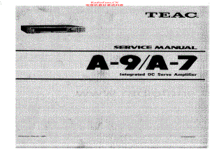 Teac-A7-int-sm 维修电路原理图.pdf