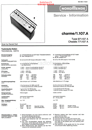 Nordmende-Charme1_107_A-pr-sch 维修电路原理图.pdf