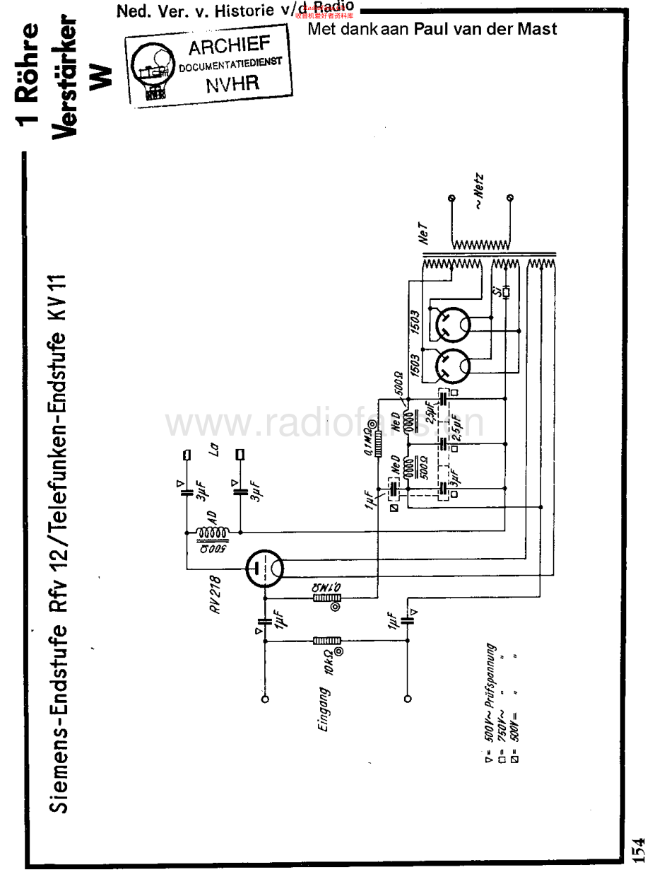 Telefunken-KV11-pwr-sch 维修电路原理图.pdf_第1页