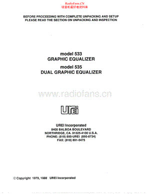 Urei-533-eq-sm 维修电路原理图.pdf