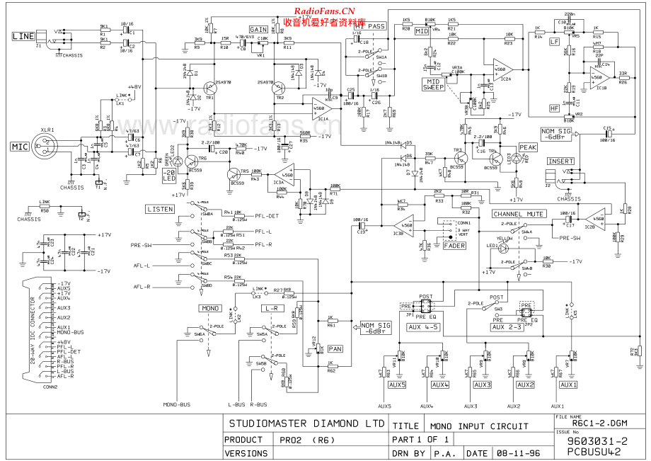 Studiomaster-PRO2_203-mix-sch 维修电路原理图.pdf_第1页