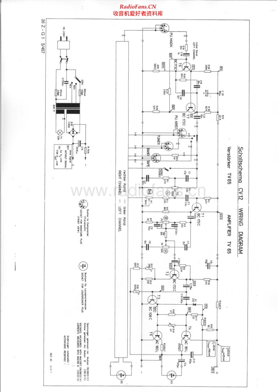 Telefunken-CV12-pwr-sch 维修电路原理图.pdf_第1页