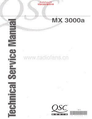 QSC-MX3000A-pwr-sm 维修电路原理图.pdf