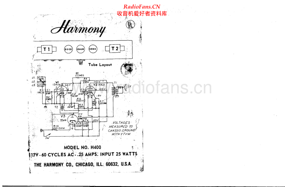 Harmony-H400-pwr-sch 维修电路原理图.pdf_第1页