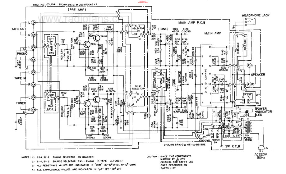 Realistic-SA102-int-sch3 维修电路原理图.pdf_第1页