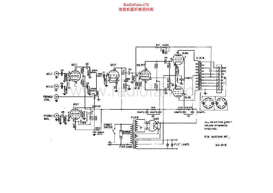 McGohan-MG20B-int-sch 维修电路原理图.pdf_第1页