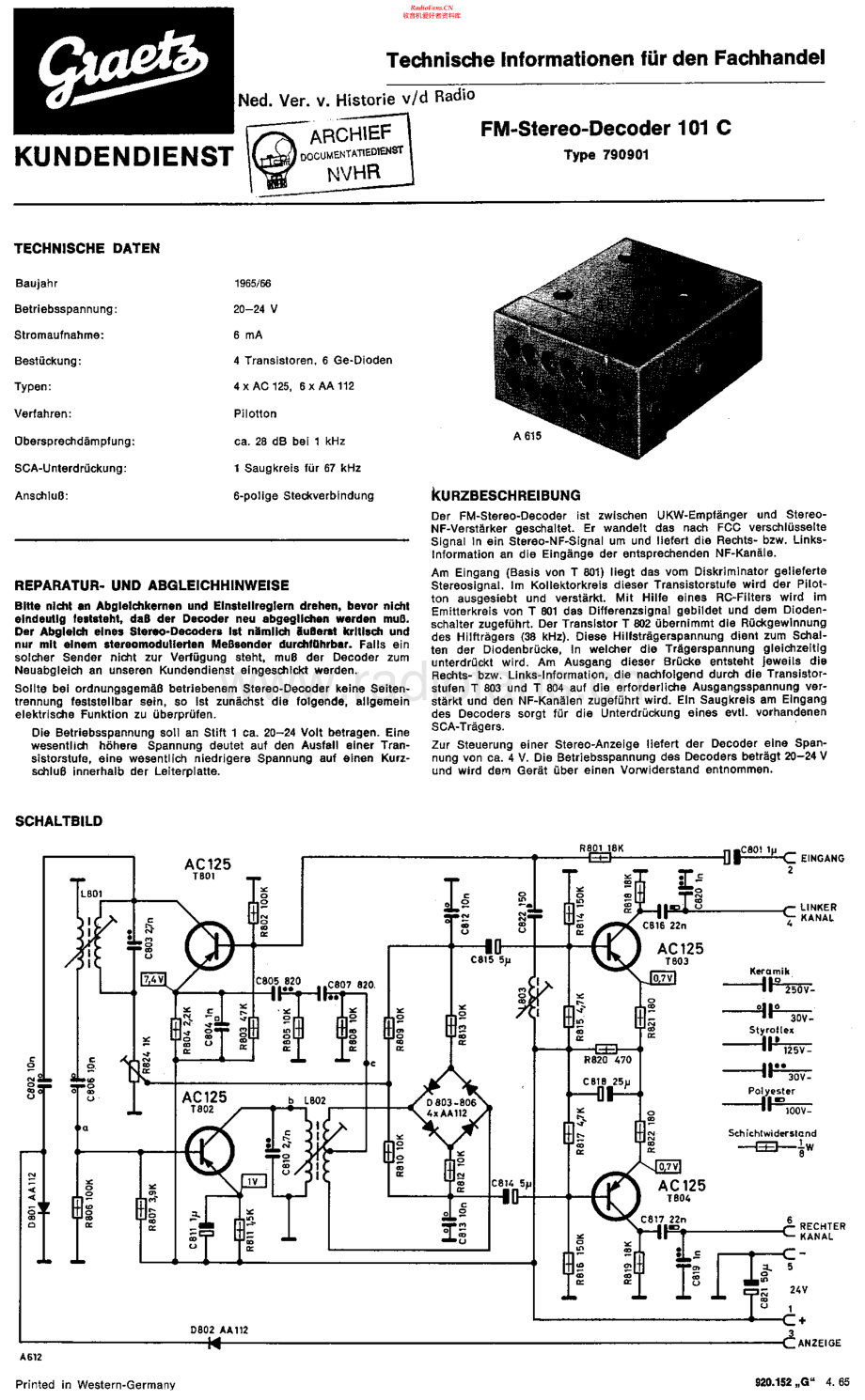 Graetz-101C-dec-sch维修电路原理图.pdf_第1页