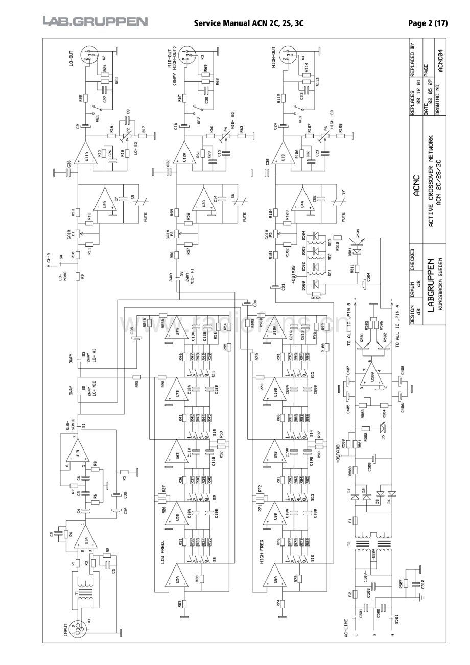 Lab_gruppen-2C-xover-sm 维修电路原理图.pdf_第3页