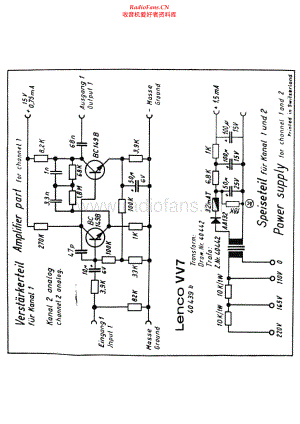 Lenco-VV7-riaa-sch 维修电路原理图.pdf