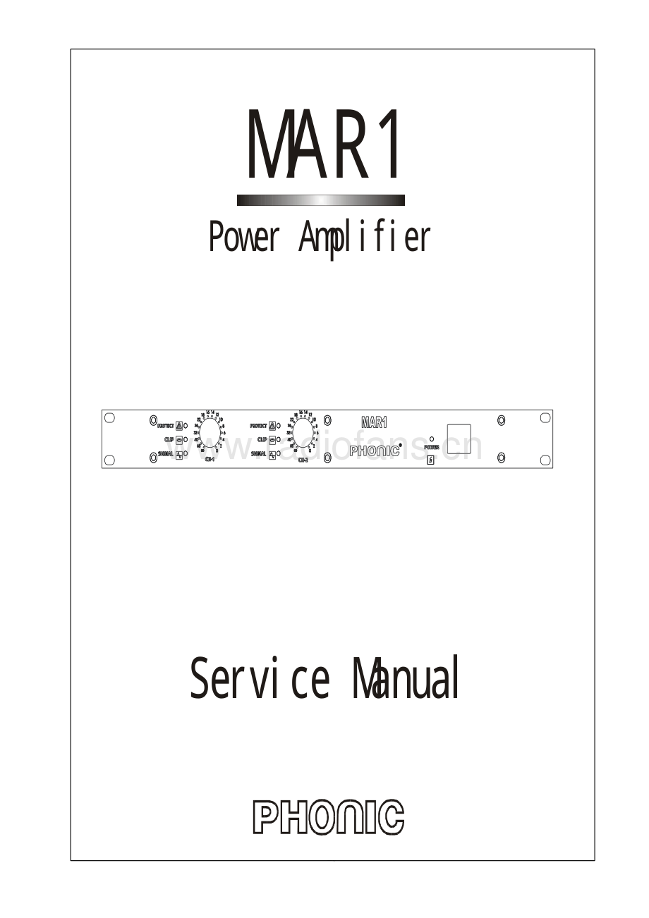 Phonic-MAR1-pwr-sm 维修电路原理图.pdf_第1页