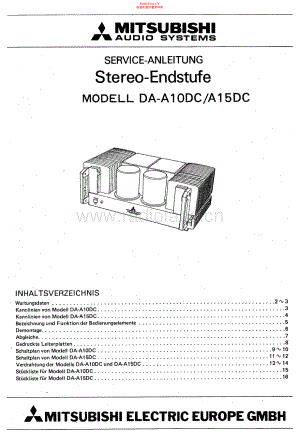 Mitsubishi-DAA15DC-pwr-sm-de 维修电路原理图.pdf