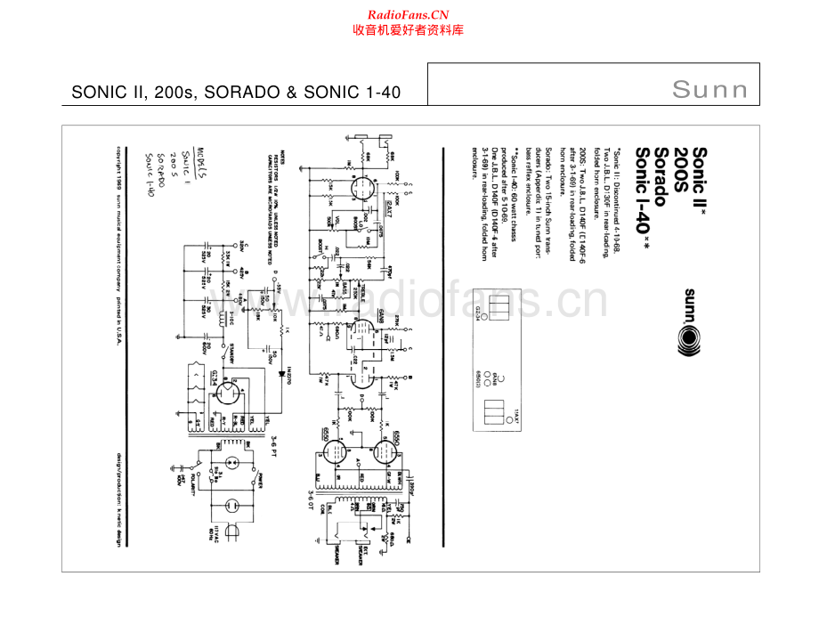 Sunn-200S-pwr-sch 维修电路原理图.pdf_第2页