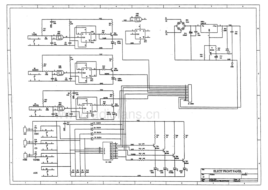 Rega-Elicit-int-sch 维修电路原理图.pdf_第3页