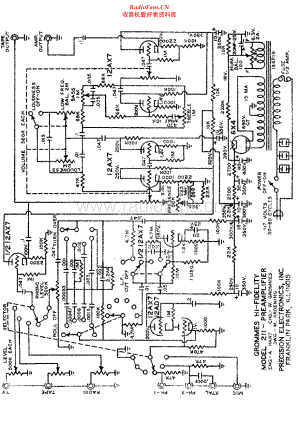 Grommes-211-pre-sch维修电路原理图.pdf