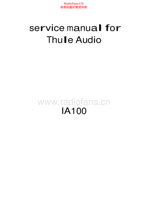 Thule-IA100-int-sch 维修电路原理图.pdf