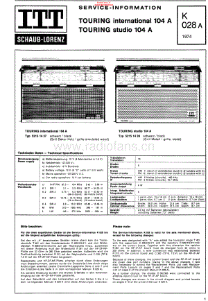 ITT-TouringStudio104A-pr-sm 维修电路原理图.pdf