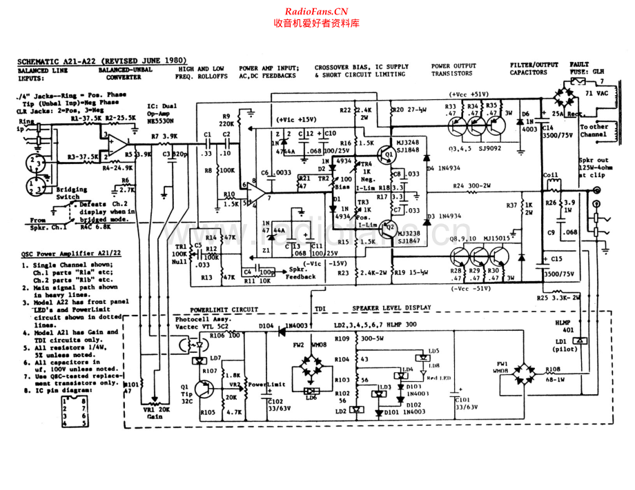 QSC-A21-pwr-sch 维修电路原理图.pdf_第1页