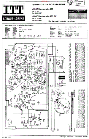 ITT-JuniorAutomatic103-pr-si 维修电路原理图.pdf