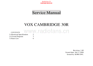 Vox-Cambridge30R-pwr-sch 维修电路原理图.pdf