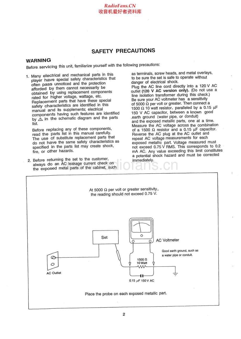 Sherwood-AM8500B-pwr-sm 维修电路原理图.pdf_第2页
