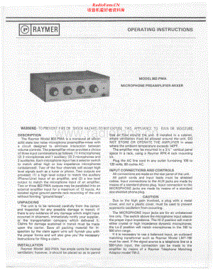 UniversitySound-802PMA-pre-sm 维修电路原理图.pdf
