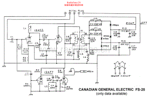 GeneralElectricCanada-FS25-mpx-sch维修电路原理图.pdf