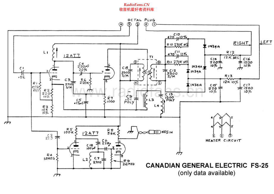 GeneralElectricCanada-FS25-mpx-sch维修电路原理图.pdf_第1页