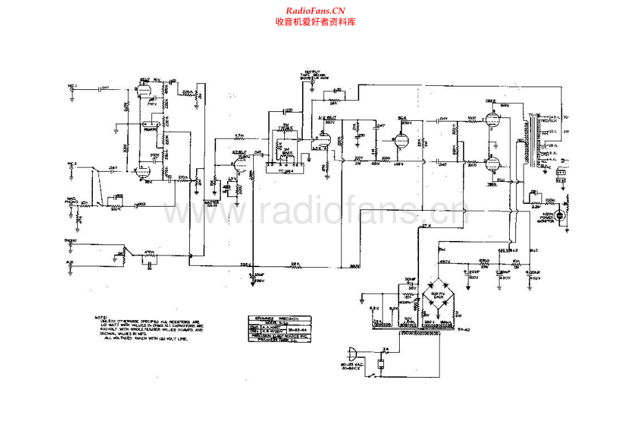 Grommes-S35-int-sch维修电路原理图.pdf_第1页