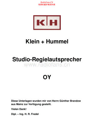 KleinHummel-OY-spk-sm 维修电路原理图.pdf