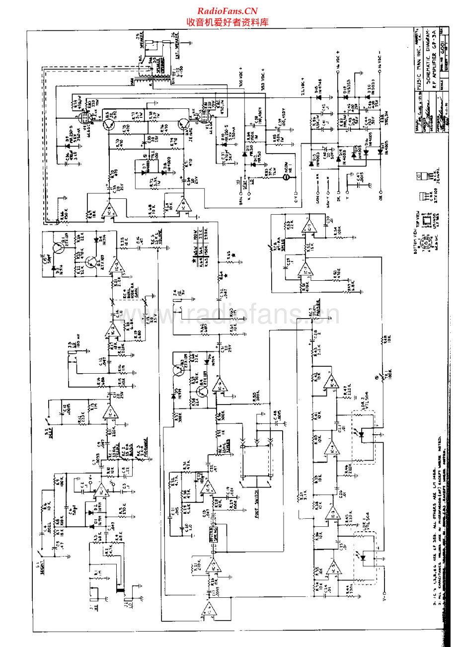 MusicMan-GP3A-pwr-sch 维修电路原理图.pdf_第1页