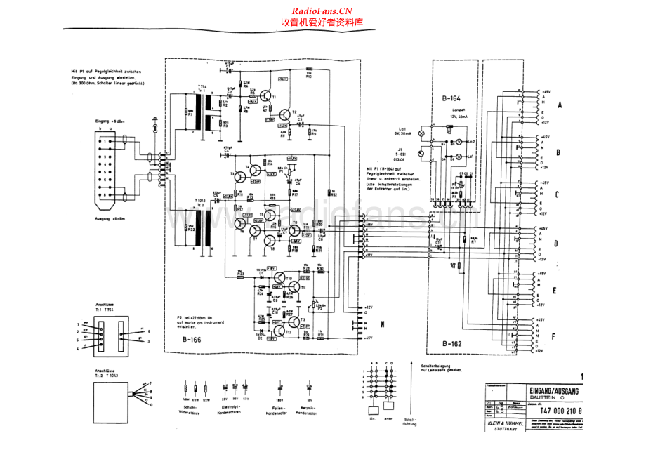 KleinHummel-UE1000-eq-sch 维修电路原理图.pdf_第2页