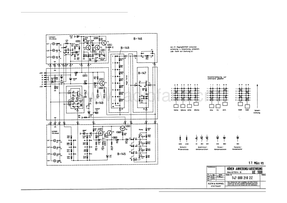 KleinHummel-UE1000-eq-sch 维修电路原理图.pdf_第3页