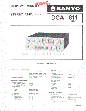 Sanyo-DCA611-int-sm 维修电路原理图.pdf