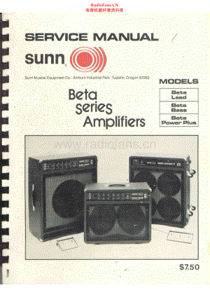 Sunn-BetaSeries-pwr-sm 维修电路原理图.pdf