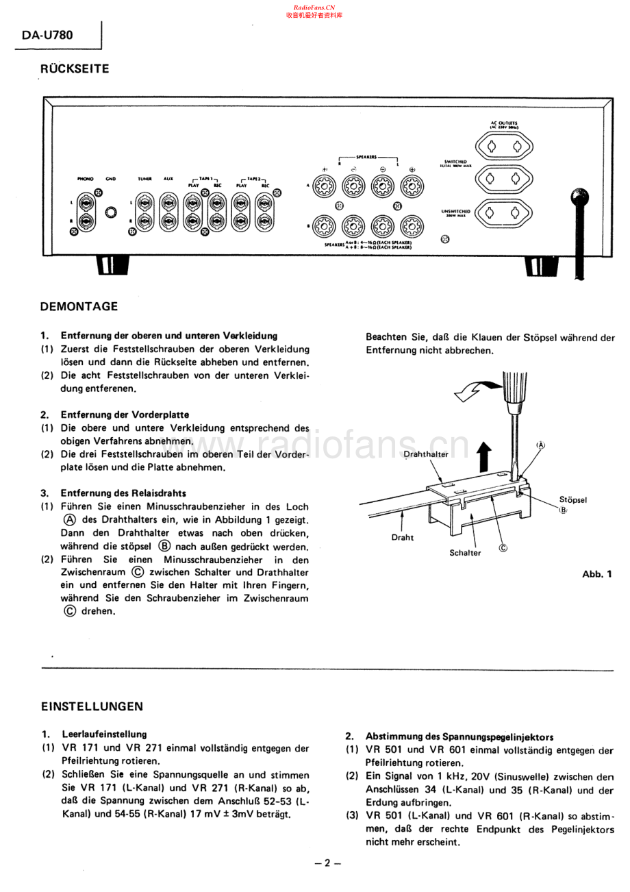 Mitsubishi-DAU780-int-sm-de 维修电路原理图.pdf_第2页