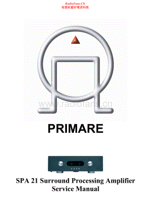 Primare-SPA21-spa-sm 维修电路原理图.pdf