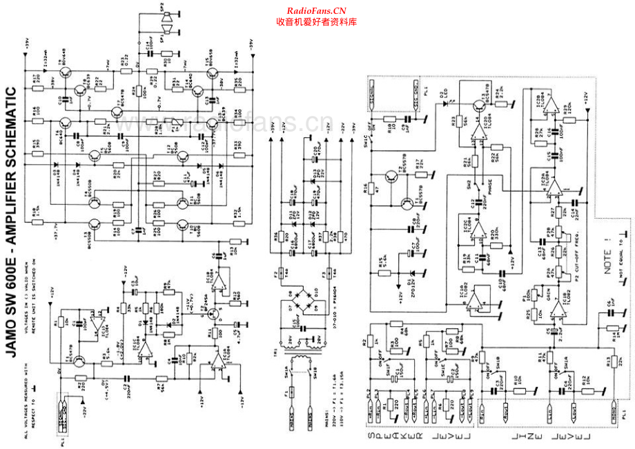 Jamo-SW600-pwr-sch 维修电路原理图.pdf_第1页