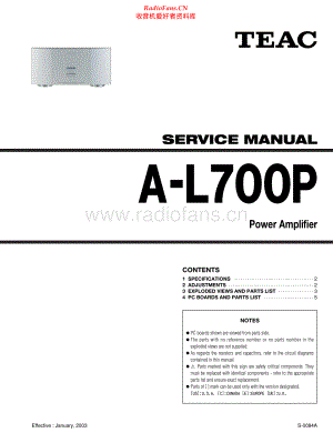 Teac-AL700P-pwr-bom 维修电路原理图.pdf