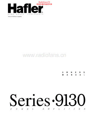 Hafler-9130-pwr-sm维修电路原理图.pdf