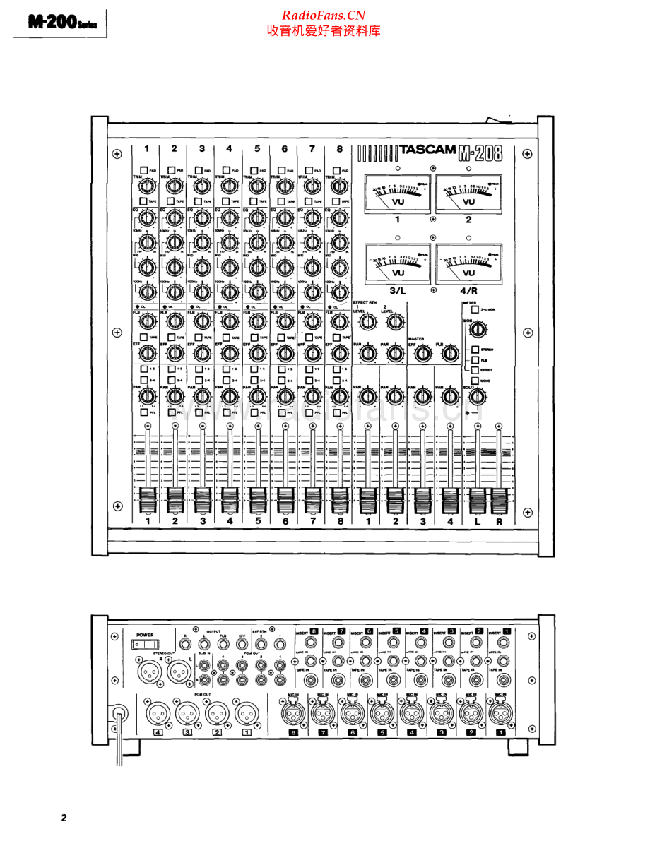 Teac-TascamM200-mix-sm 维修电路原理图.pdf_第2页