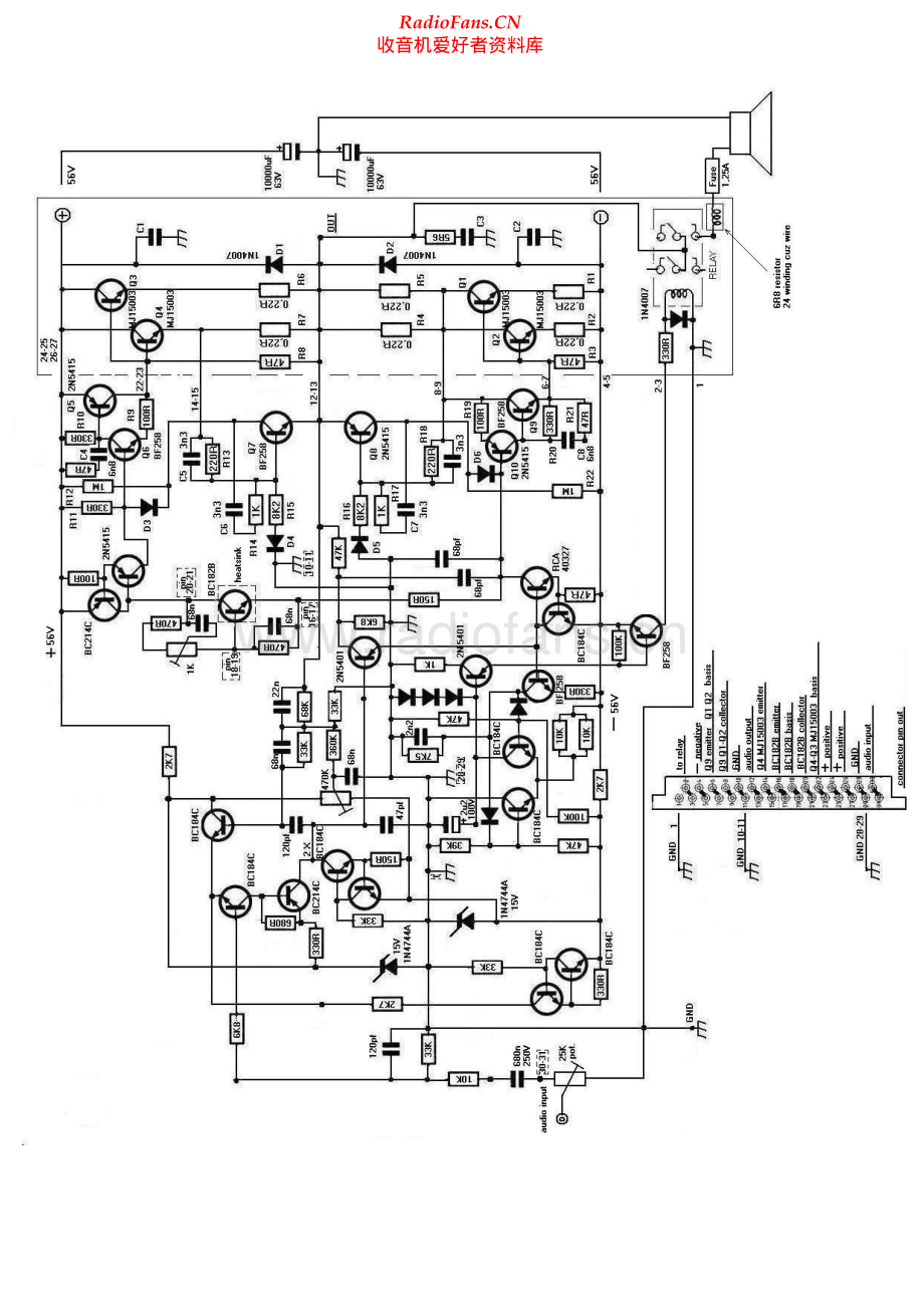 Studiomaster-AmplifierBoard-pwr-sch 维修电路原理图.pdf_第1页